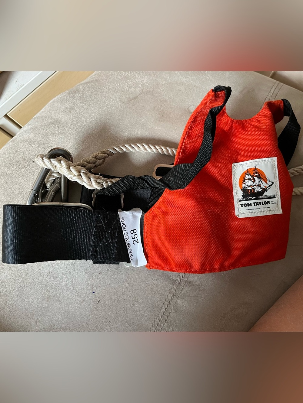 Vintage Tom Taylor Co Toronto Sailing Deck Safety Harness